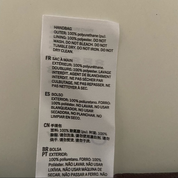 Aldo Burgundy Crossbody Purse Gold Tone Accents - Picture 9 of 9